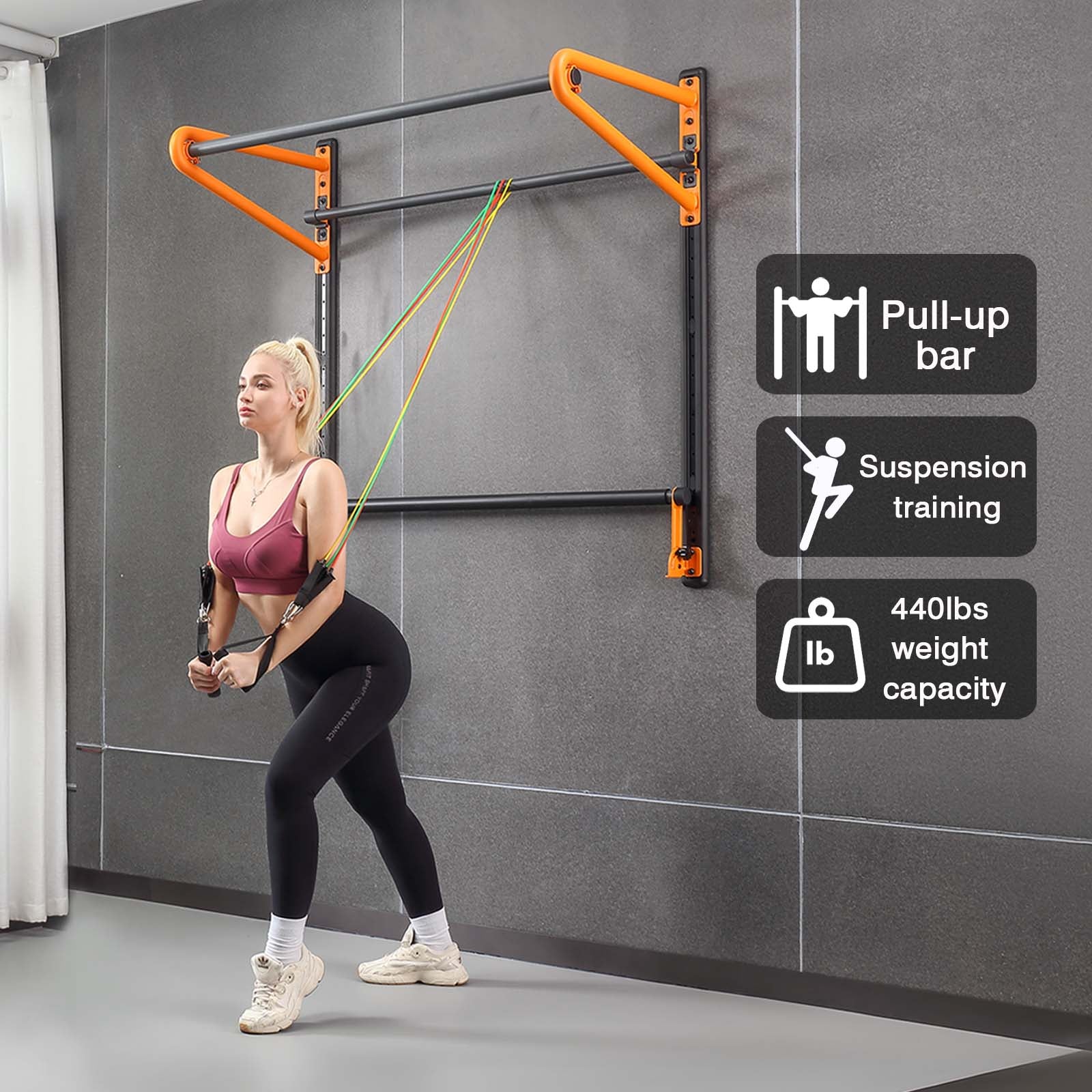 Compact Suspension Pull-up Ballet Bar