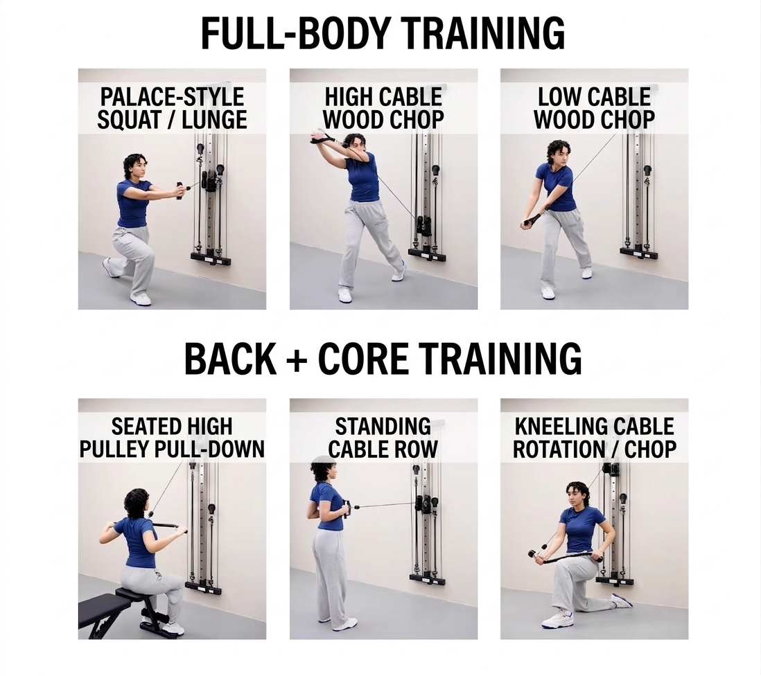 Vimexciter MF04 | Ultra-Slim Wall-Mounted Functional Trainer