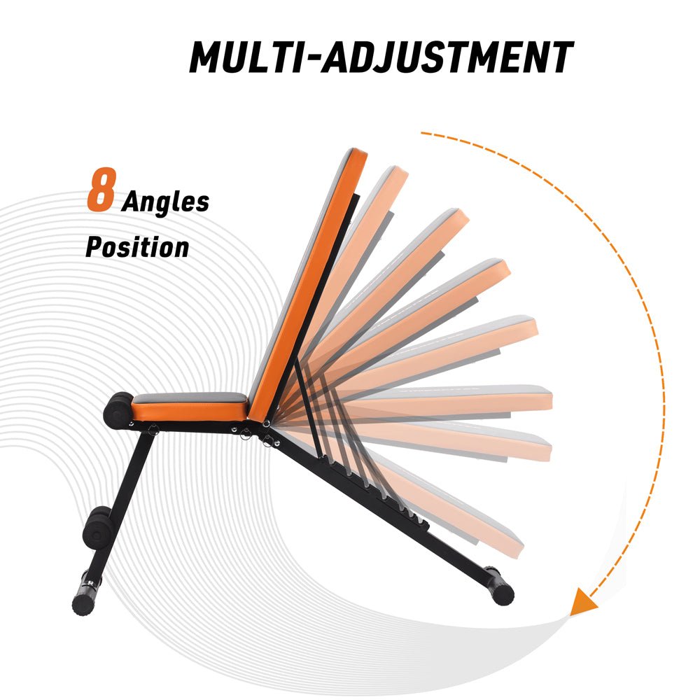 Adjustable & Foldable Weight Bench - Vimexciter