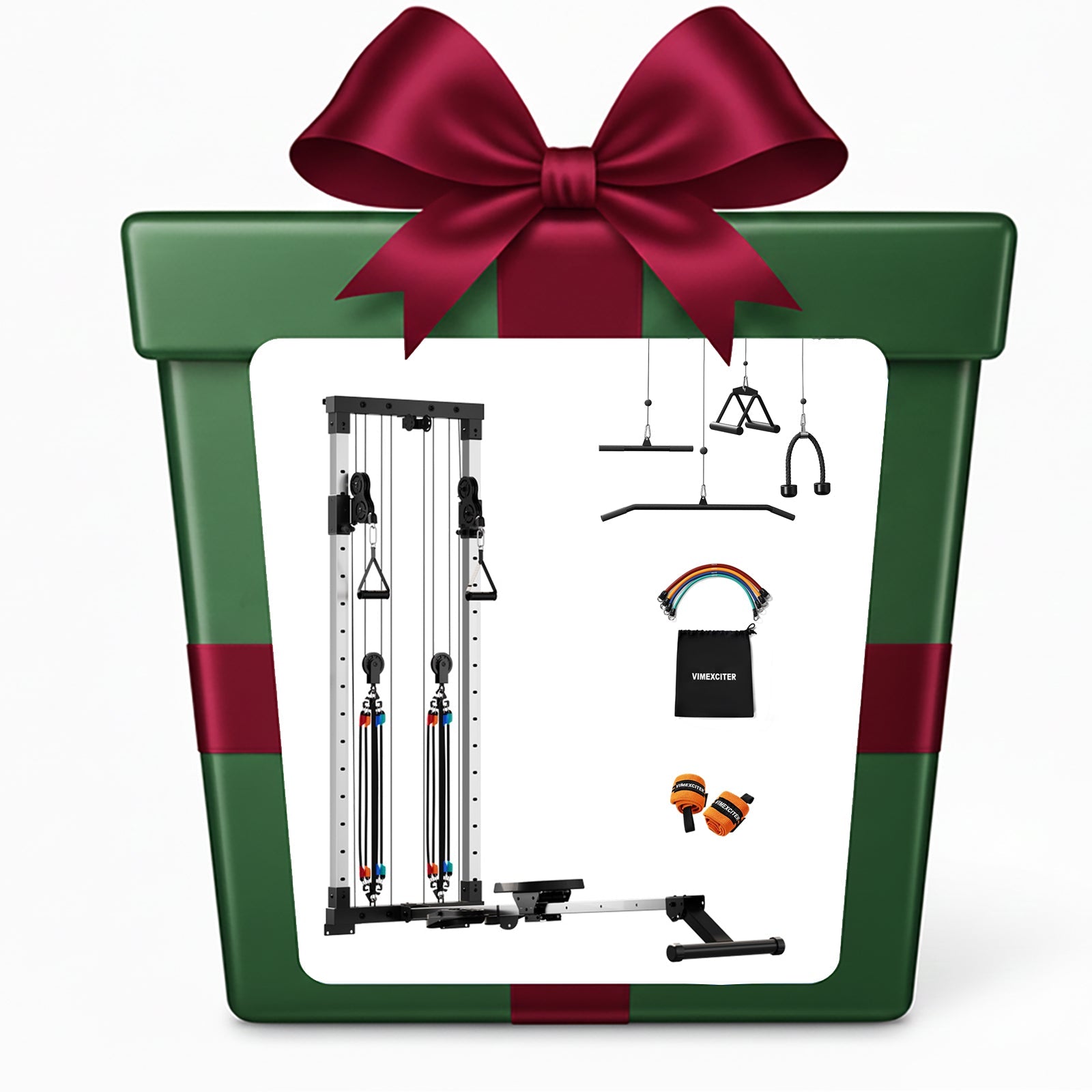 Foldable VRT Dual Pulley Rower - Vimexciter