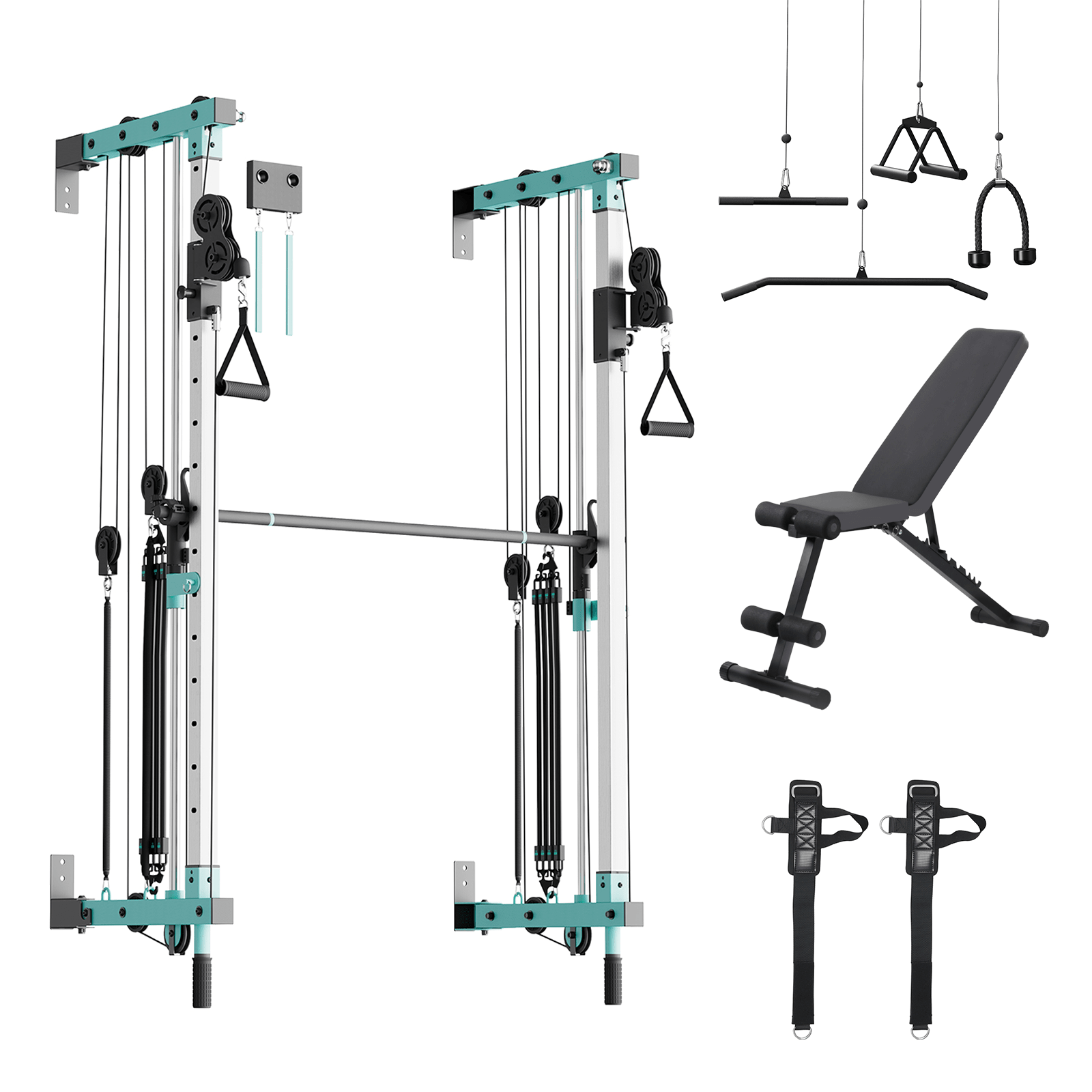 Folding Wall - Mounted Smith Machine - Vimexciter