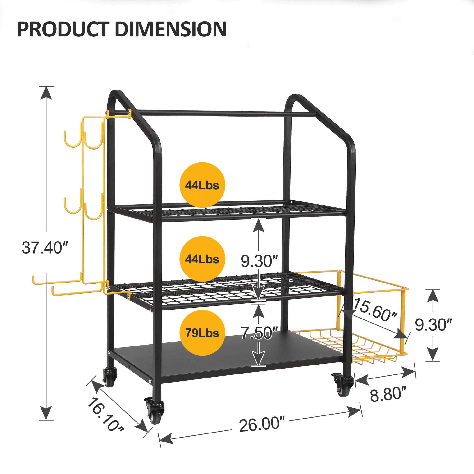 Home Gym Workout Storage Rack - Vimexciter