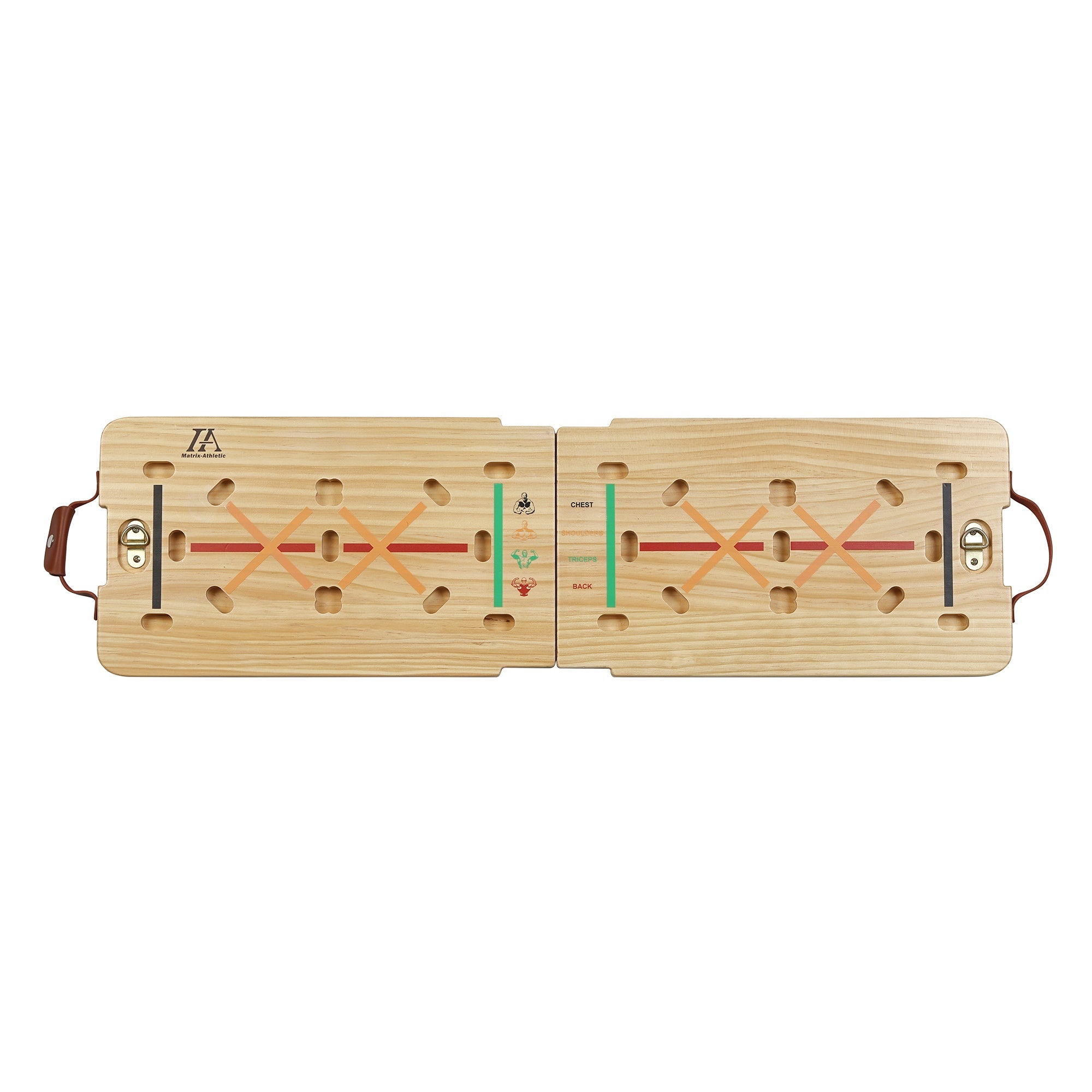 Solid Wooden Push Up Board - Vimexciter