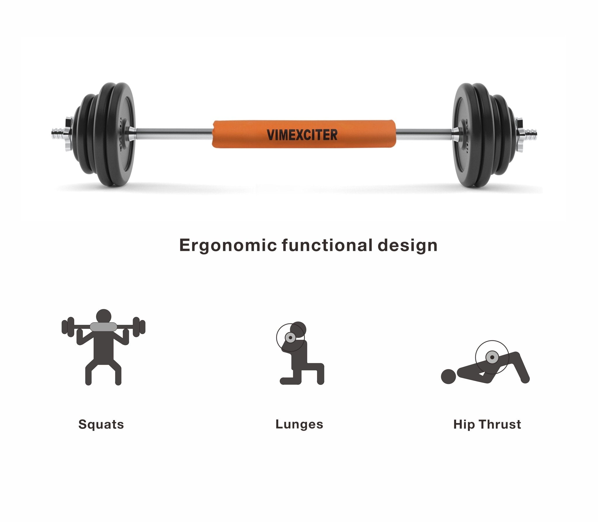 SQUAT PAD BARBELL PAD - Vimexciter