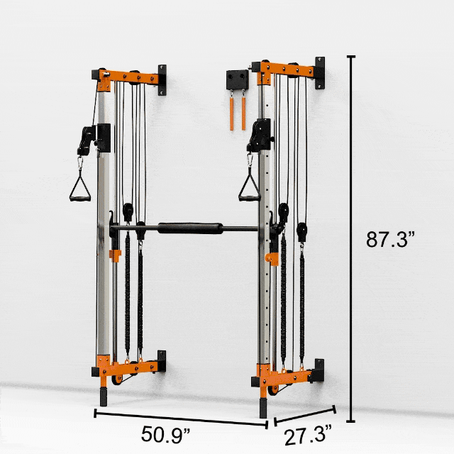 Folding Wall-mounted Smith Machine