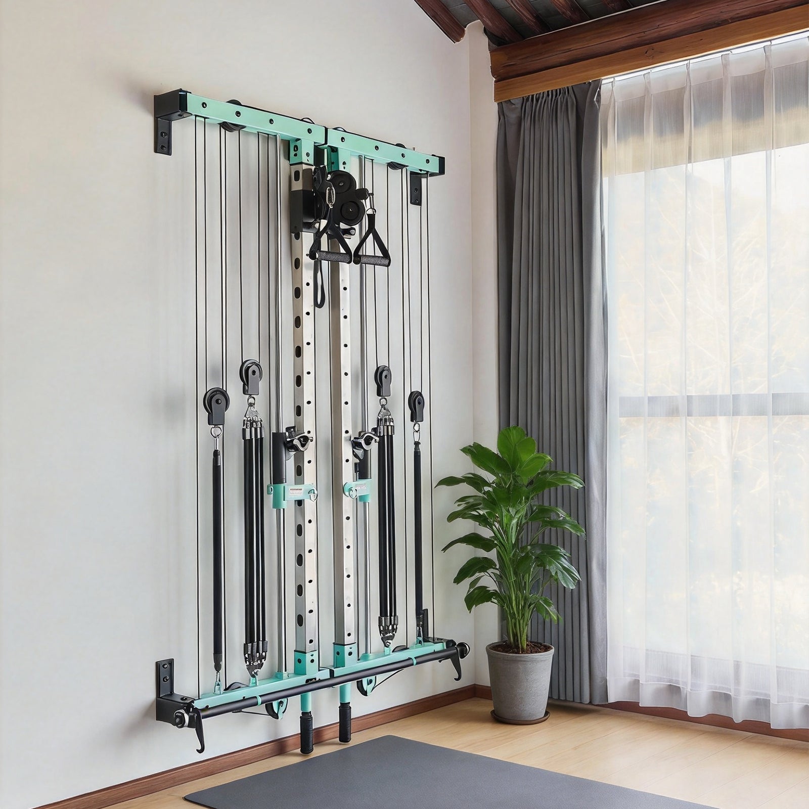 Vimexciter MF - 03 | Professional Wall - Mounted Smith Machine & Squat Rack Combo - Vimexciter