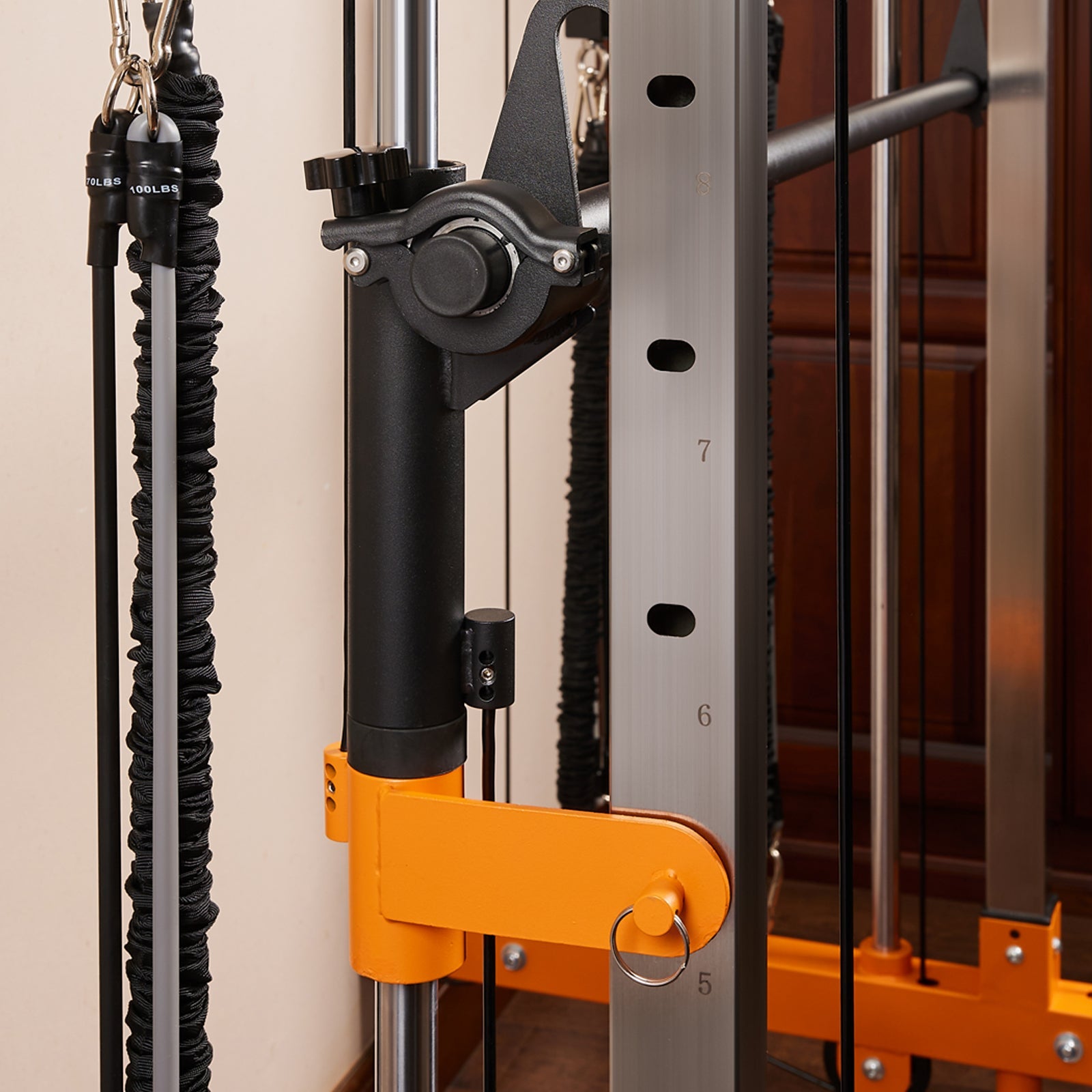 VIMEXCITER MF03 All - In - One Home Gym Wall - Mount Folding Smith Machine - Vimexciter