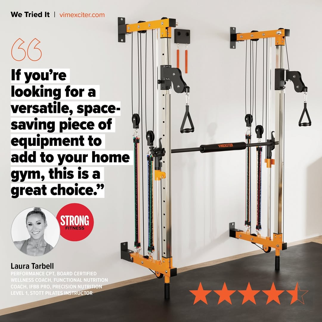 VIMEXCITER MF03 All - In - One Home Gym Wall - Mount Folding Smith Machine - Vimexciter