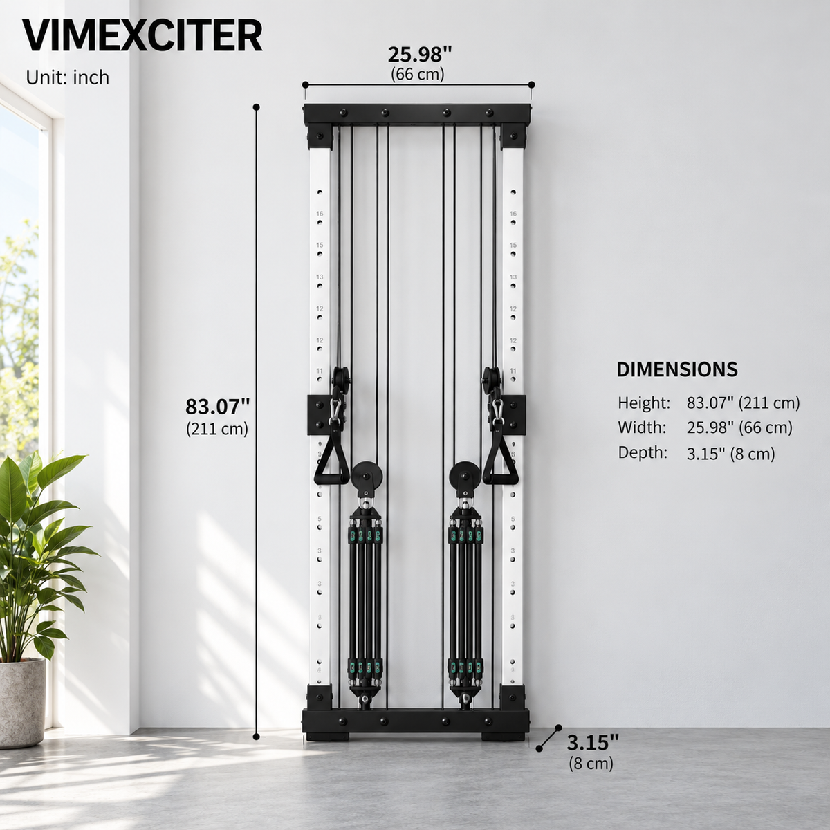 Vimexciter |WING Wide Cable Crossover Machine