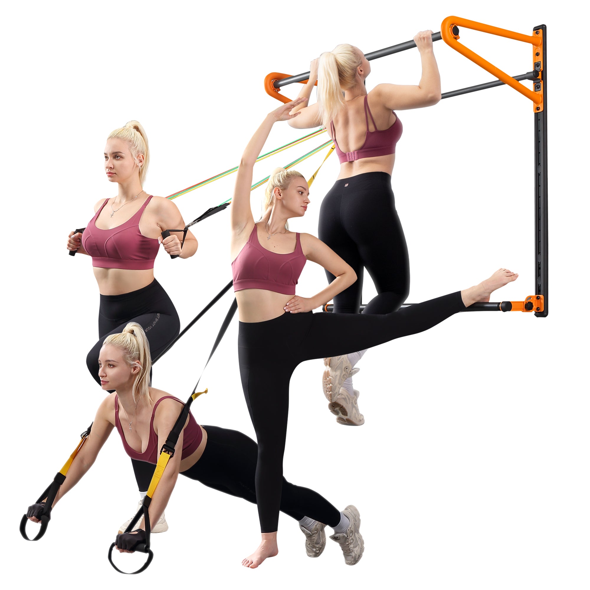 Wall Mounted Suspension Pull-up Bar