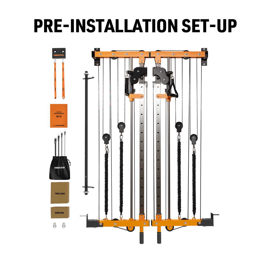 VIMEXCITER Folding Wall Mounted Smith Machine - Vimexciter #