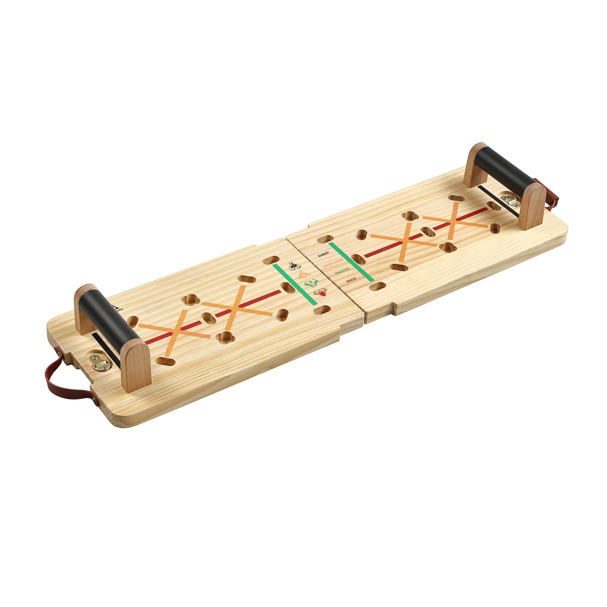 VIMEXCITER Solid Wooden Push Up Board Kit - Vimexciter #