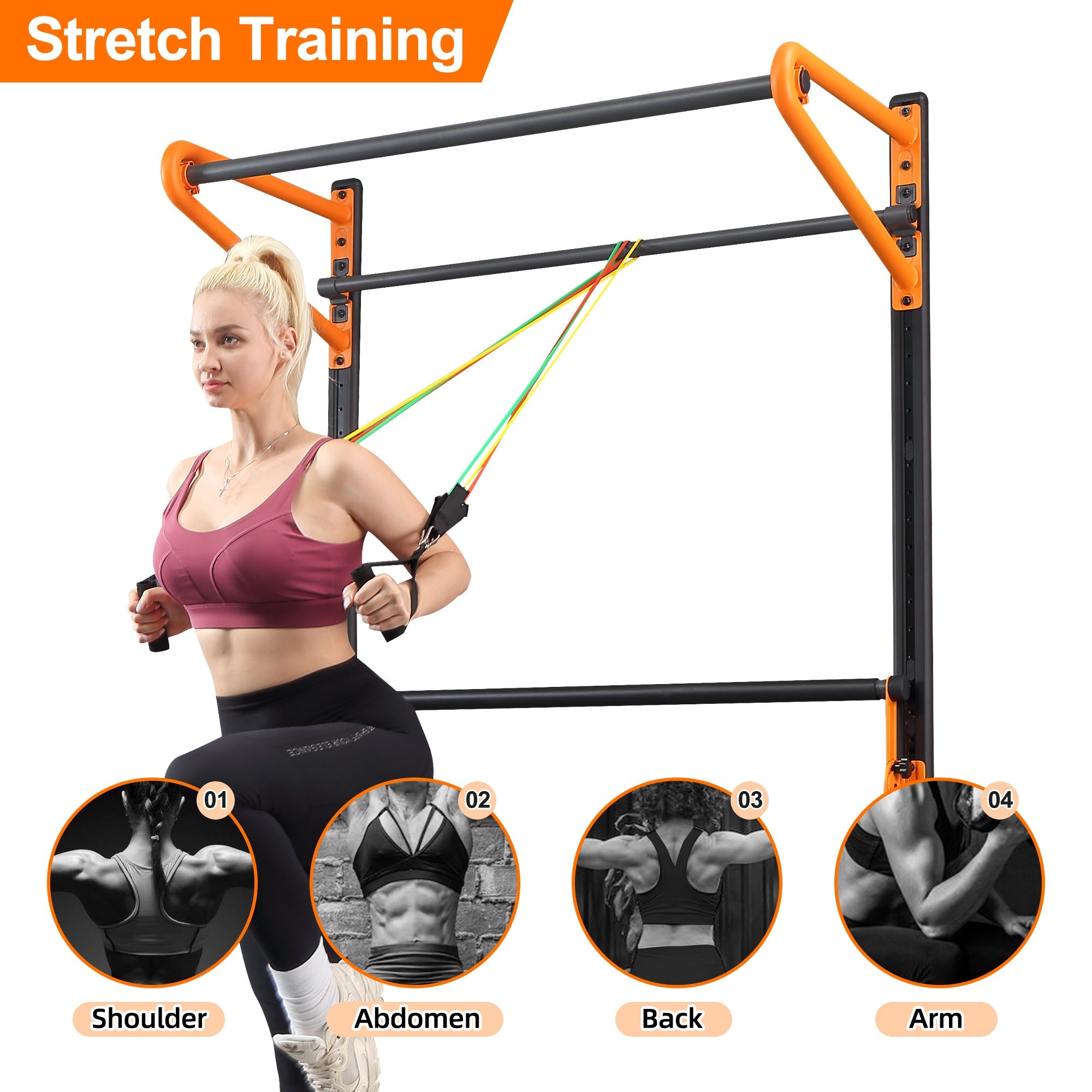 VIMEXCITER Wall Mounted Suspension Pull-up Bar - Vimexciter #