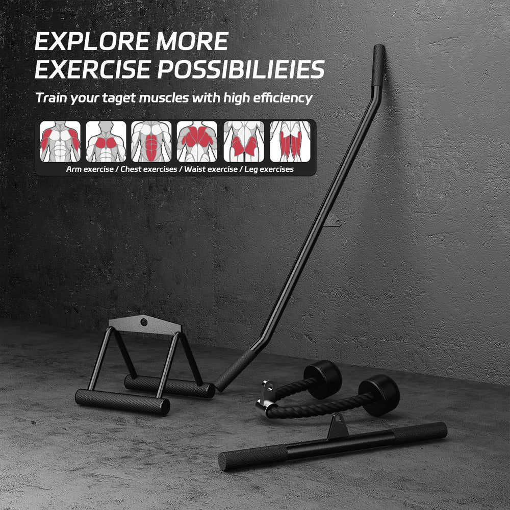 CABLE MACHINE BAR ATTACHMENT COMBO