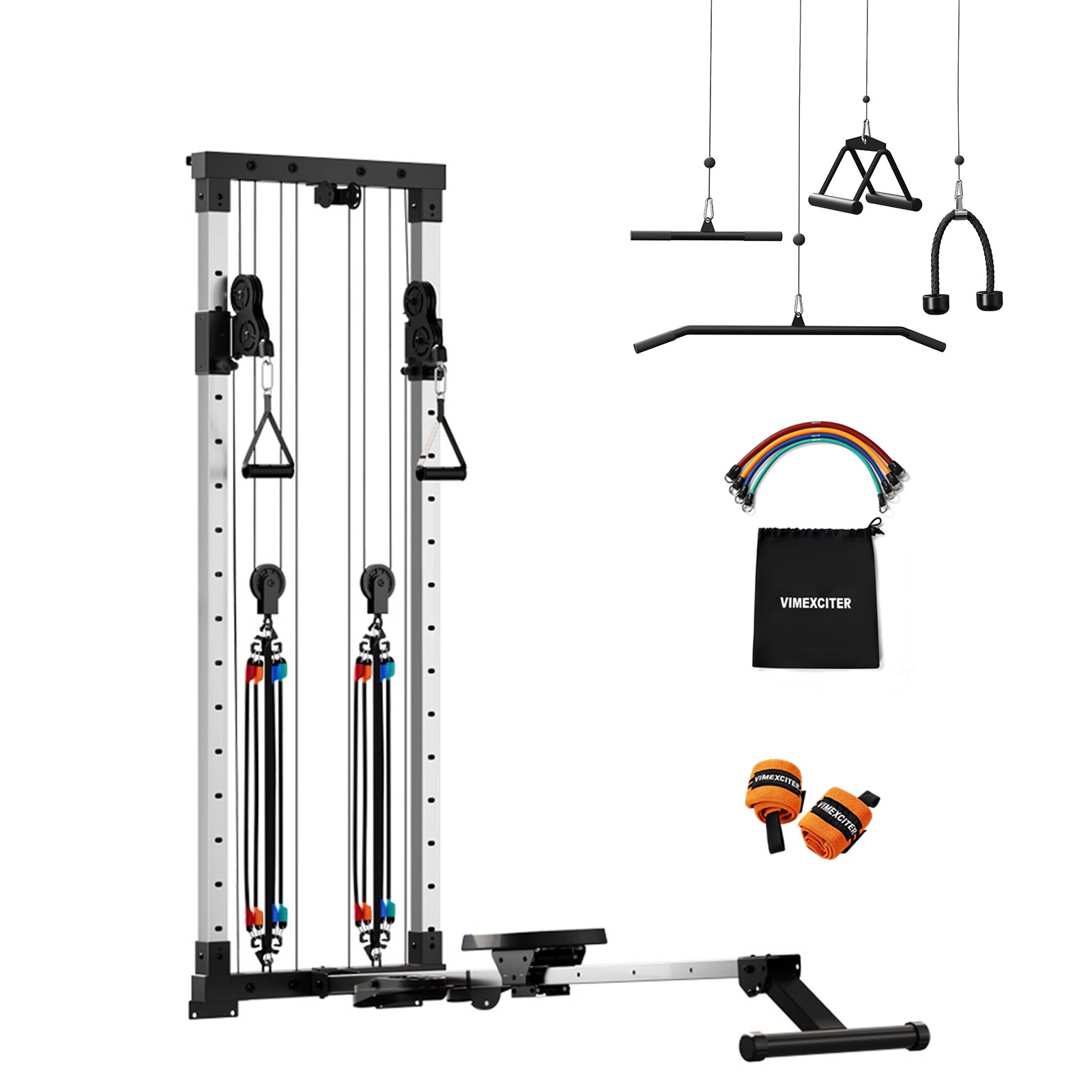 Foldable VRT Dual Pulley Rower - Vimexciter