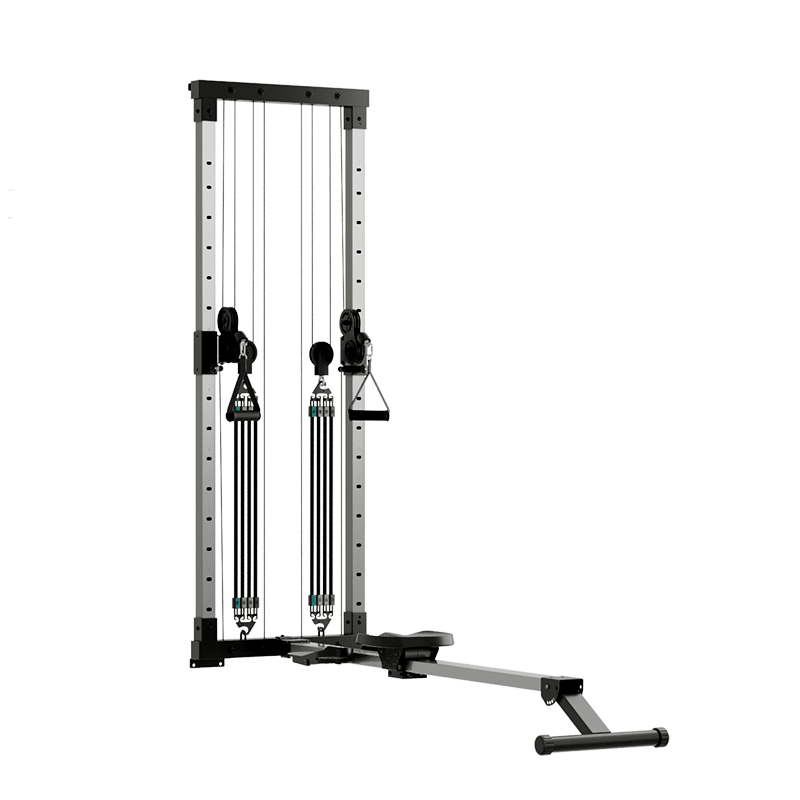 Vimexciter MF05 | Pro Wall-Mounted Rower & Dual Pulley Cable Machine