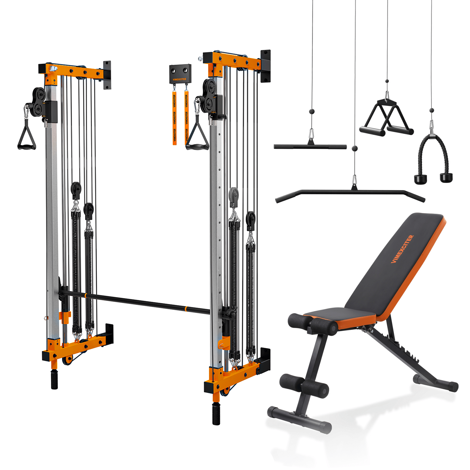 Folding Wall - mounted Smith Machine - Vimexciter