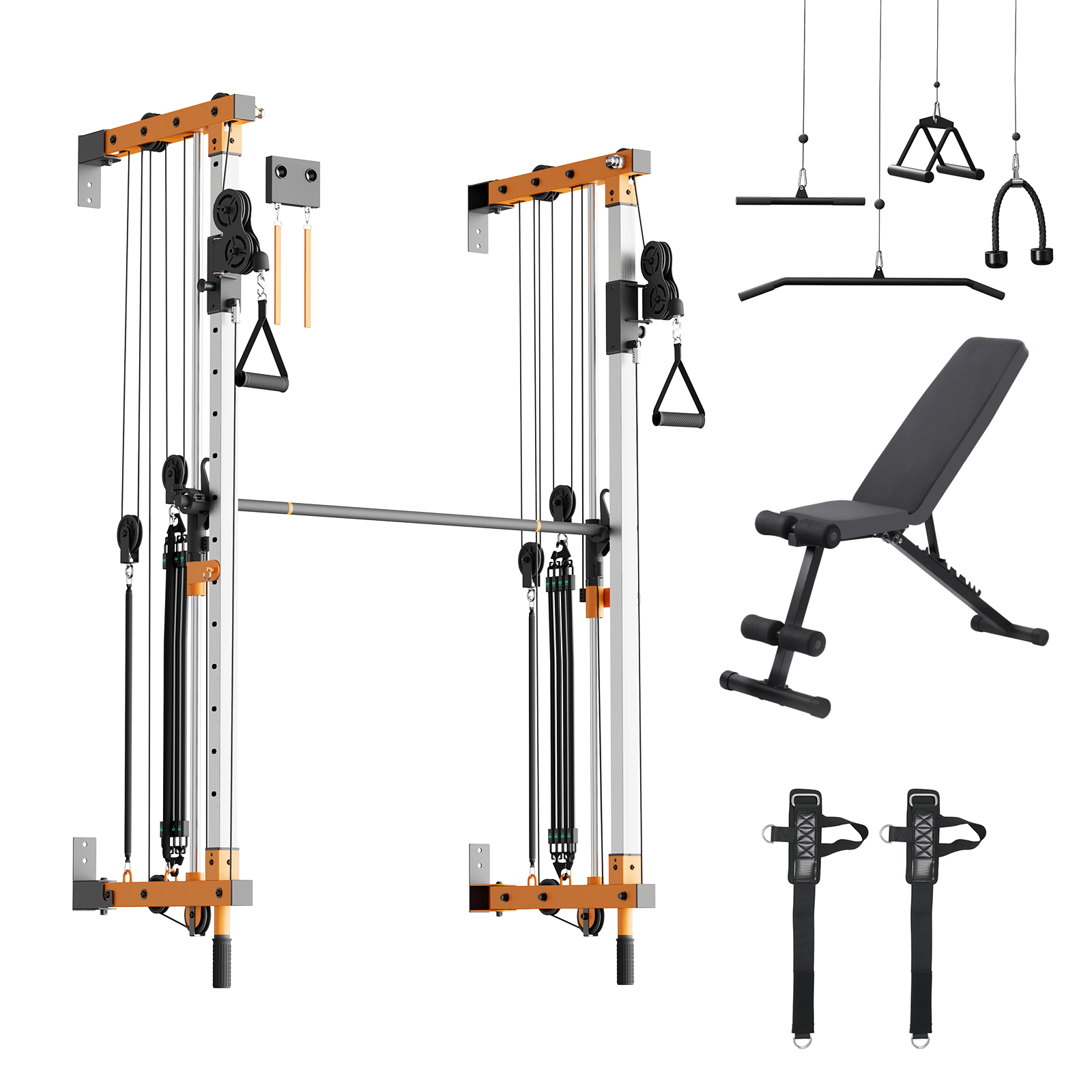 VIMEXCITER Wall-mounted Home Gym Smith Machine MF-03