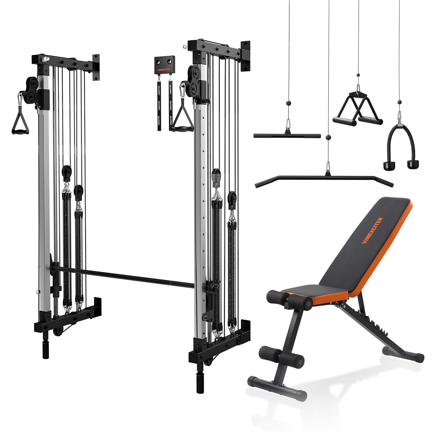 Folding Wall - mounted Smith Machine - Vimexciter