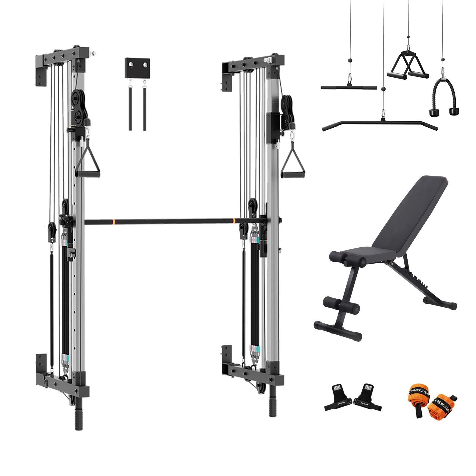 Folding Wall - Mounted Smith Machine - Vimexciter