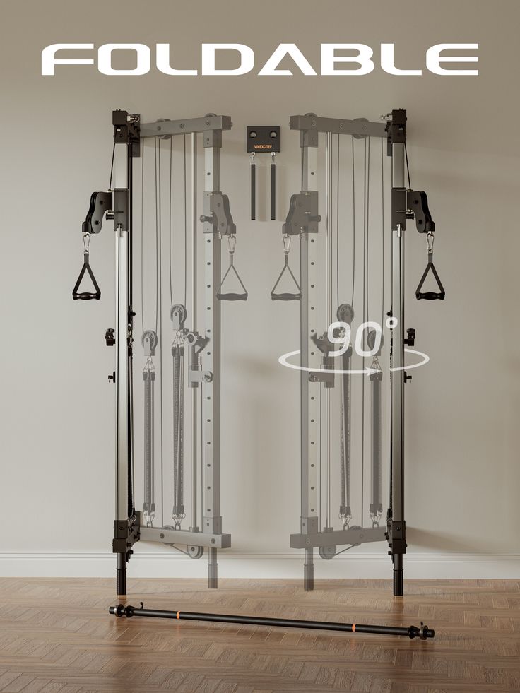 Folding Wall - mounted Smith Machine - Vimexciter