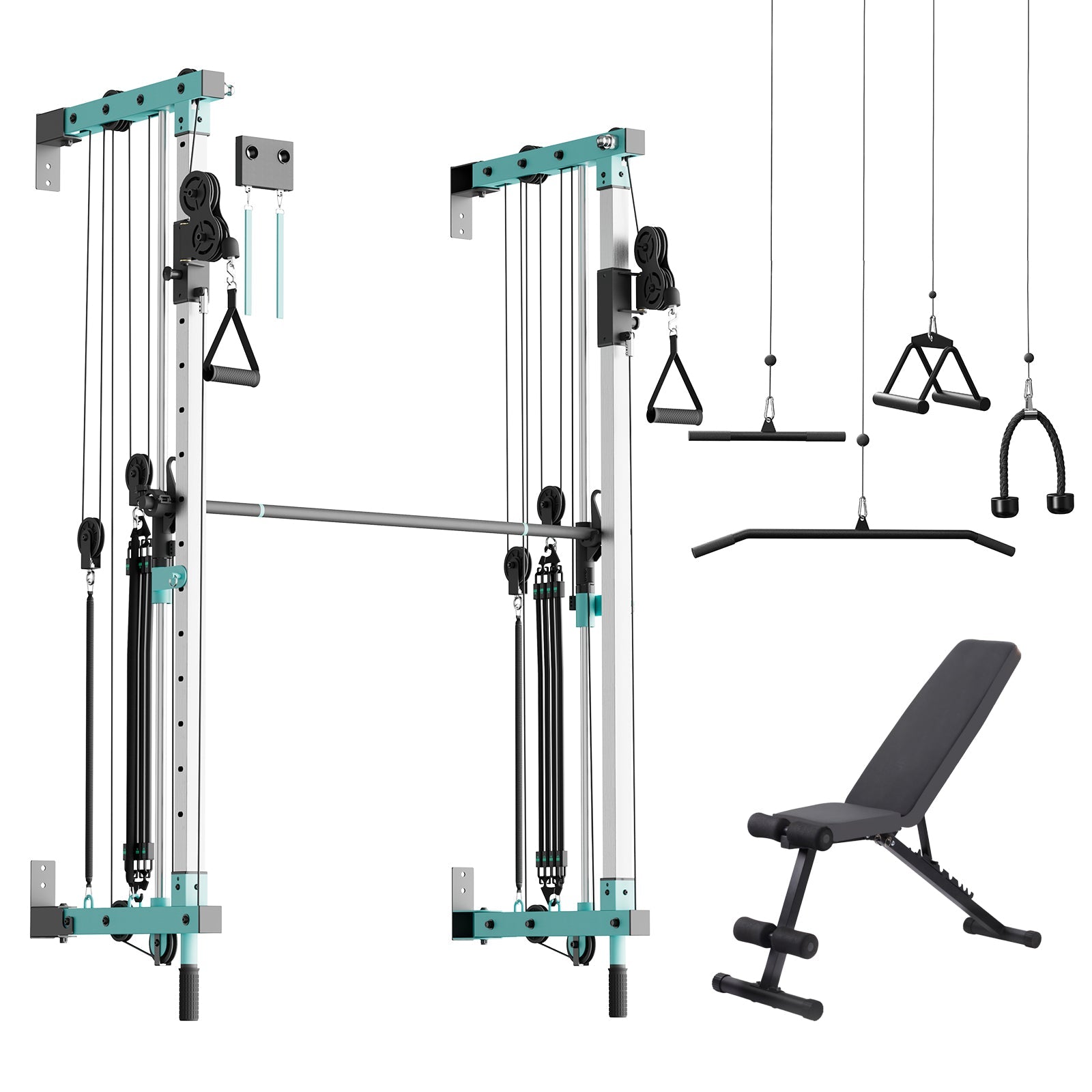 Vimexciter MF - 03 | Professional Wall - Mounted Smith Machine & Squat Rack Combo - Vimexciter
