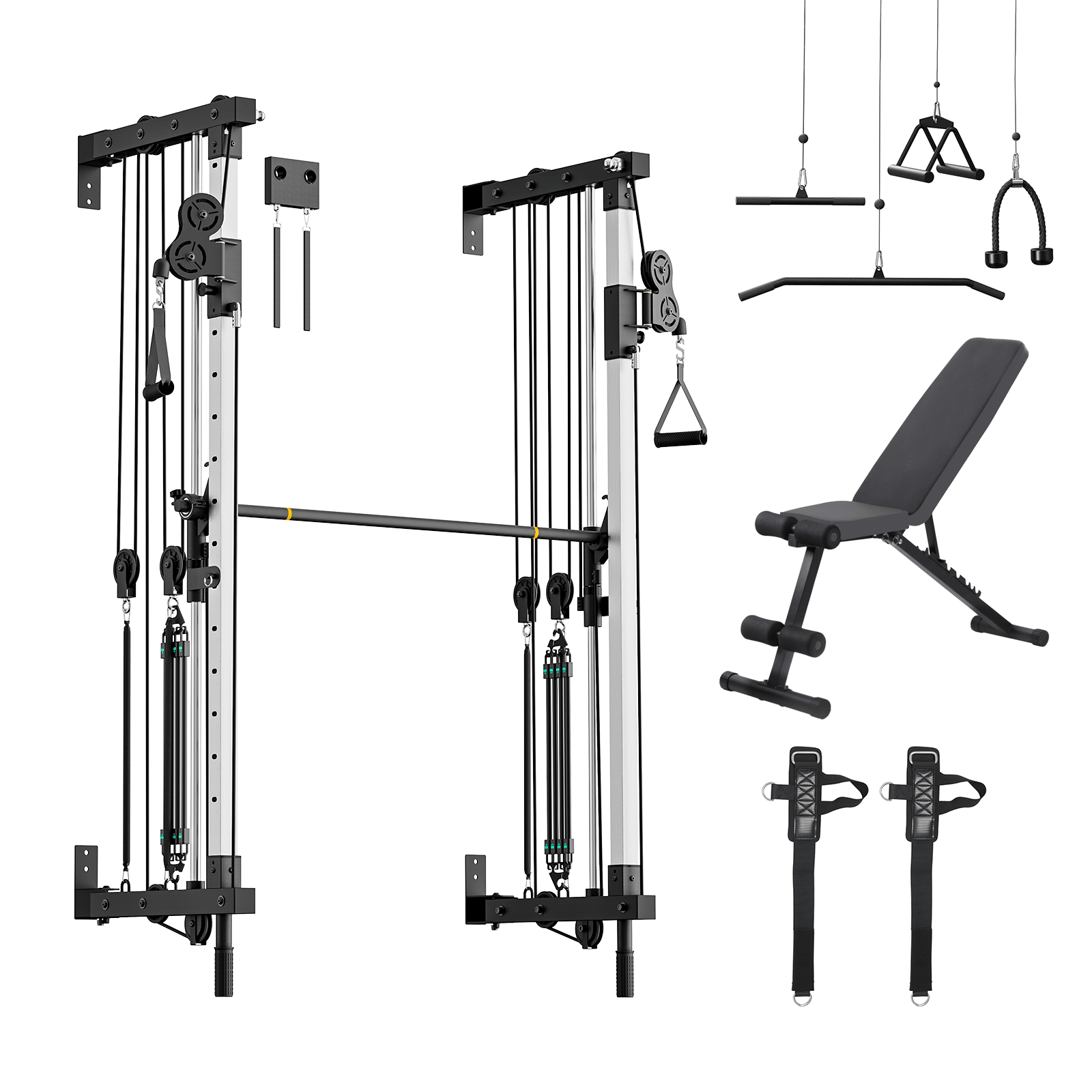 Vimexciter MF - 03 | Professional Wall - Mounted Smith Machine & Squat Rack Combo - Vimexciter