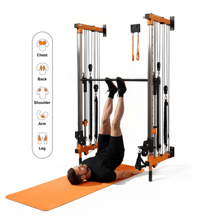 VIMEXCITER MF03 All - In - One Home Gym Wall - Mount Folding Smith Machine - Vimexciter