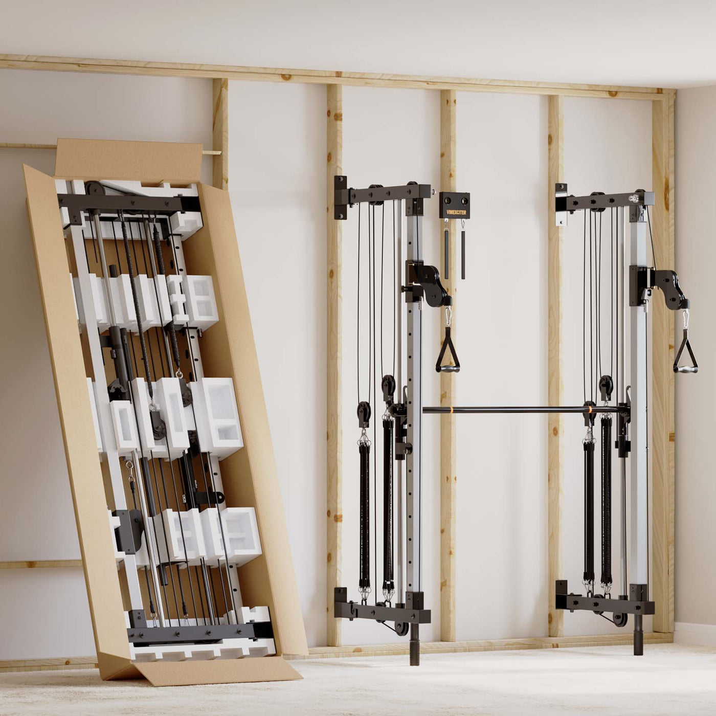 VIMEXCITER All-In-One Foldable VRT Home Gym Smith Machine