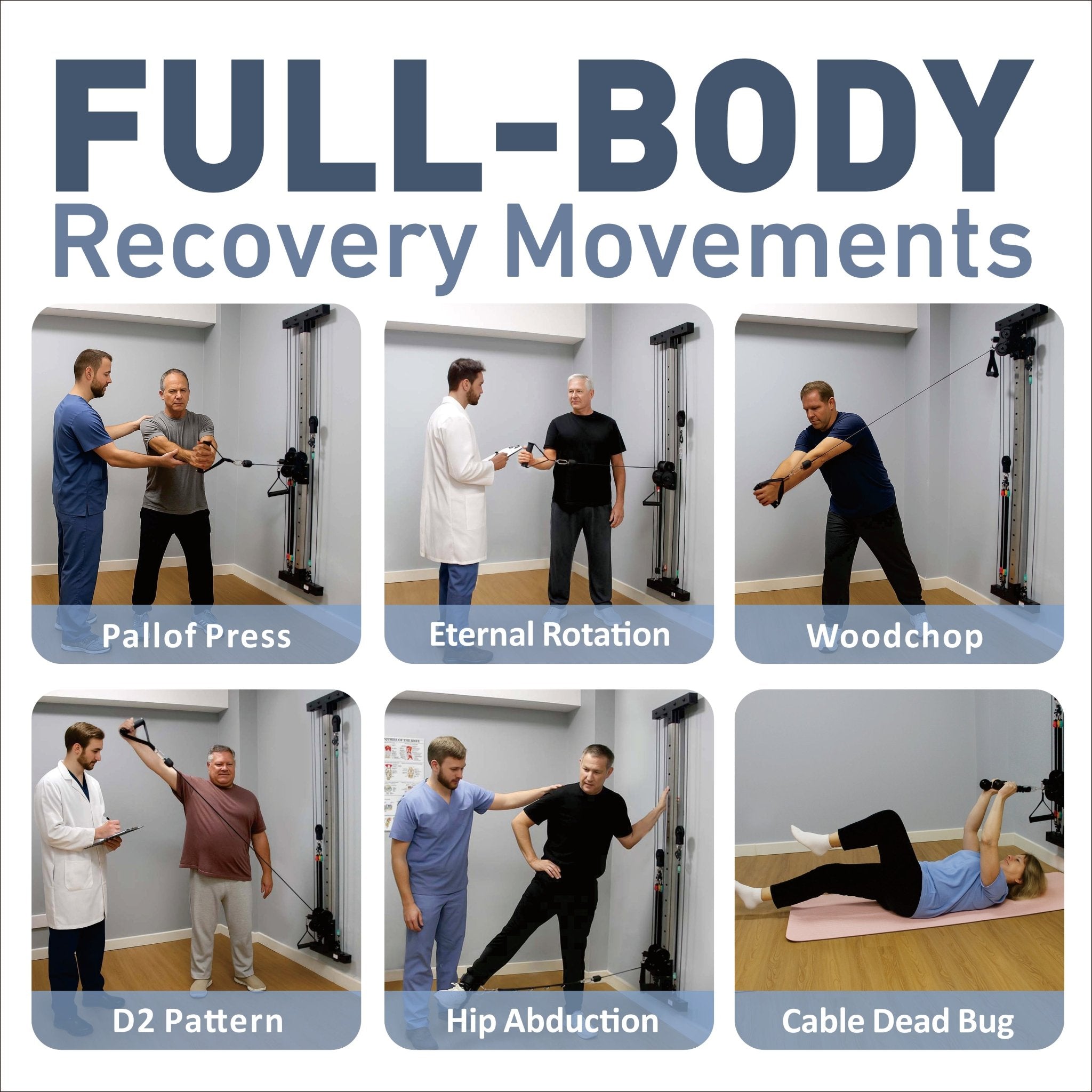 Vimexciter MF04 | Ultra - Slim Wall - Mounted Cable Machine - Vimexciter