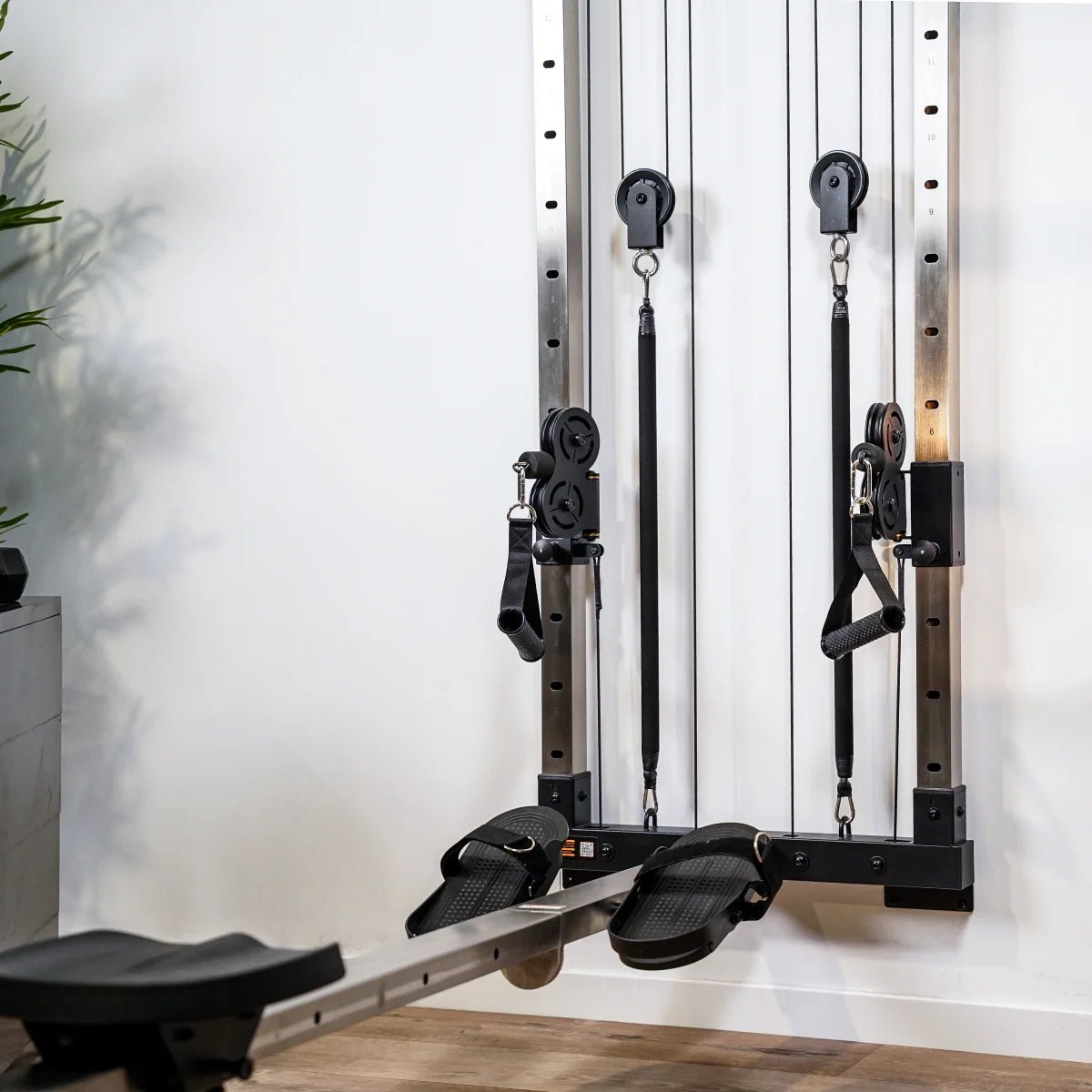 Vimexciter MF05 | 2-in-1 Foldable Wall-Mounted Rower & Cable Station - Vimexciter