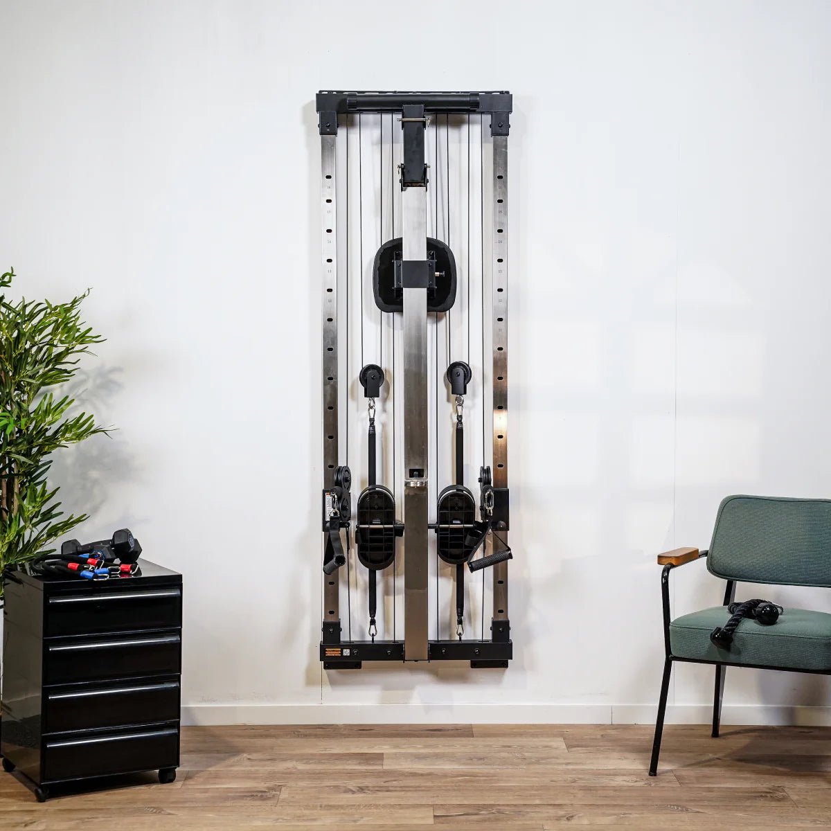 Vimexciter MF05 | 2-in-1 Foldable Wall-Mounted Rower & Cable Station - Vimexciter