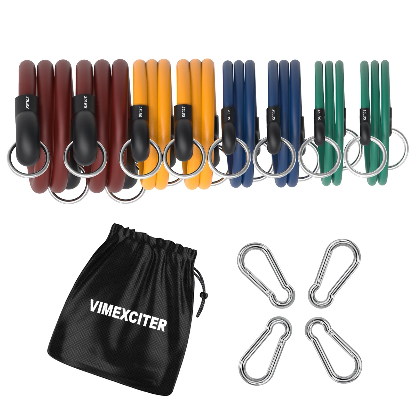 VRT Resistance Bands Rainbow Kit (8pcs) - Vimexciter